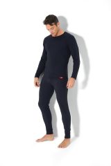 JİBER Erkek Isıtıcılı Termal İçlik Üst Siyah 173