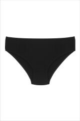 İki Yıldız Kadın Bambu Bikini Külot 2004 L - Siyah