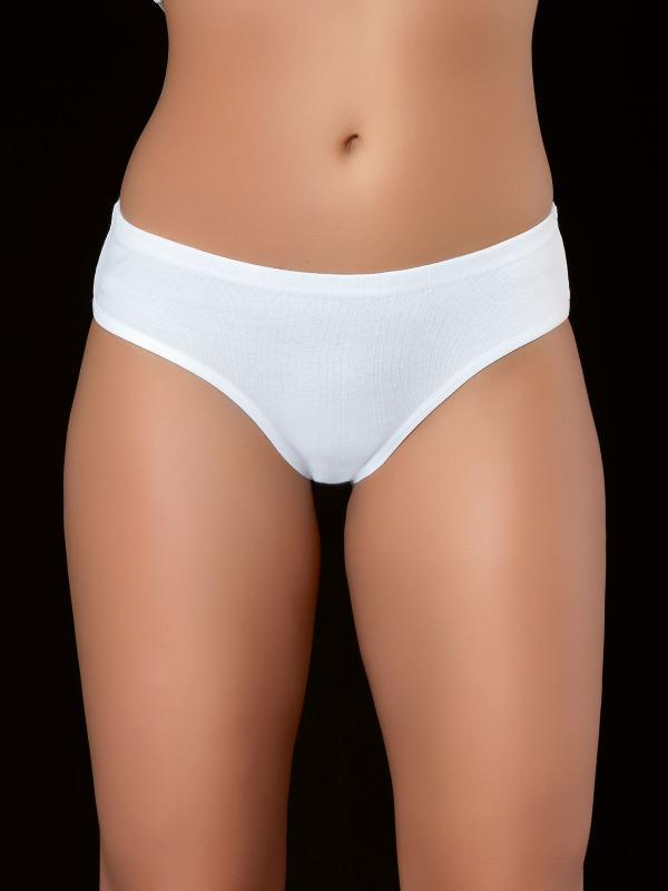 İki Yıldız Kadın Lastikli Ribana Bikini 190 XXL - Beyaz