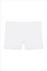 İki Yıldız Kadın Bambu Boxer 2007 M - Beyaz