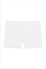 İki Yıldız Kadın Bambu Boxer 2007 XL - Beyaz