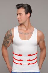 Tafuer Erkek Mikrofiber Korse Atlet 602