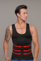 Tafuer Erkek Mikrofiber Korse Atlet 602