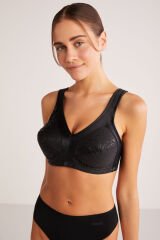 KOM Carmina Baskılı Toparlayıcı Sütyen 80B - Siyah