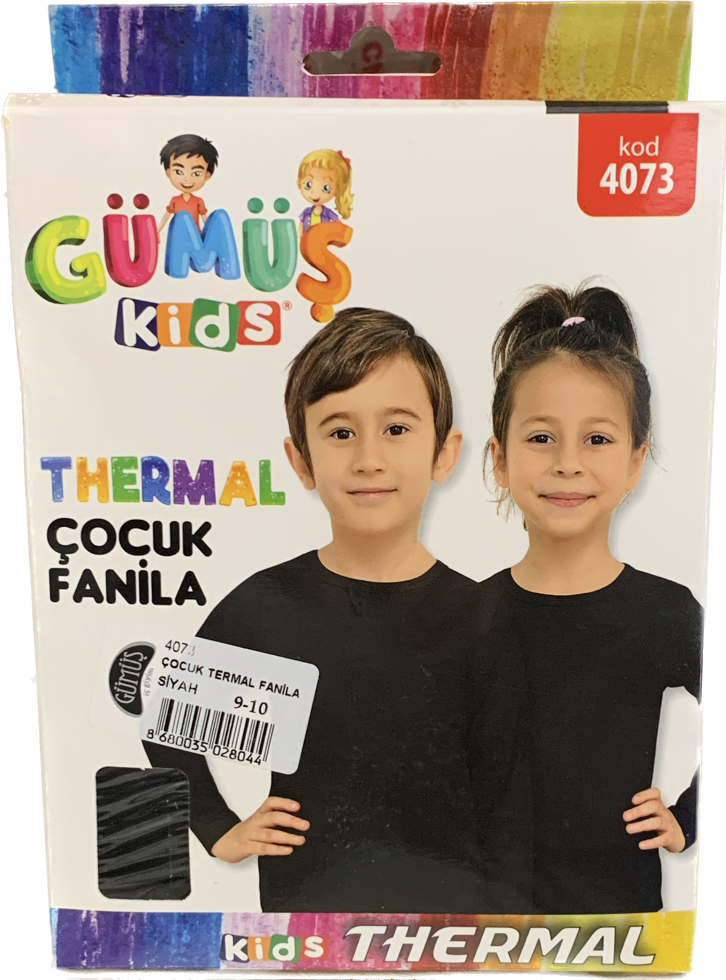 Gümüş Çocuk Termal Üst Fanila 4073