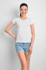 İKİNCİTEN YARIM KOL BİSİKLET YAKA BODY L/XL - Beyaz