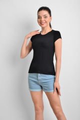 İKİNCİTEN YARIM KOL BİSİKLET YAKA BODY L/XL - Siyah