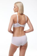 Malabadi Kadın Kapsız Balensiz Pamuklu Penye Sütyen 826 80B - Beyaz