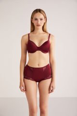 KOM Amour Lidya Dantelli Sütyen 75C - Bordo