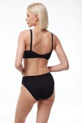 Malabadi Kadın Kapsız Balensiz Pamuklu Penye Sütyen 826 95B - Siyah