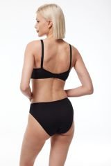 Malabadi Kadın Kapsız Balensiz Pamuklu Penye Sütyen 826 105B - Siyah