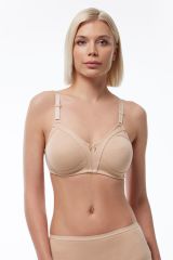 Malabadi Kadın Kapsız Balensiz Pamuklu Penye Sütyen 826 110B - Ten Rengi