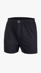 İki Yıldız Penye Boxer 12030 L - Siyah