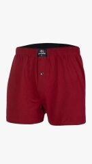 İki Yıldız Penye Boxer 12030 L - Bordo