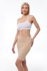 Malabadi Dizüstü Etek Astarı Modal Dar Jüpon 1056 XXL - Ten Rengi