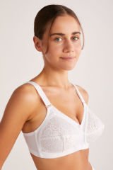 KOM Romance Toparlayıcı Dantel Sütyen 80D - Beyaz