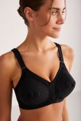 KOM Romance Toparlayıcı Dantel Sütyen 85C - Siyah