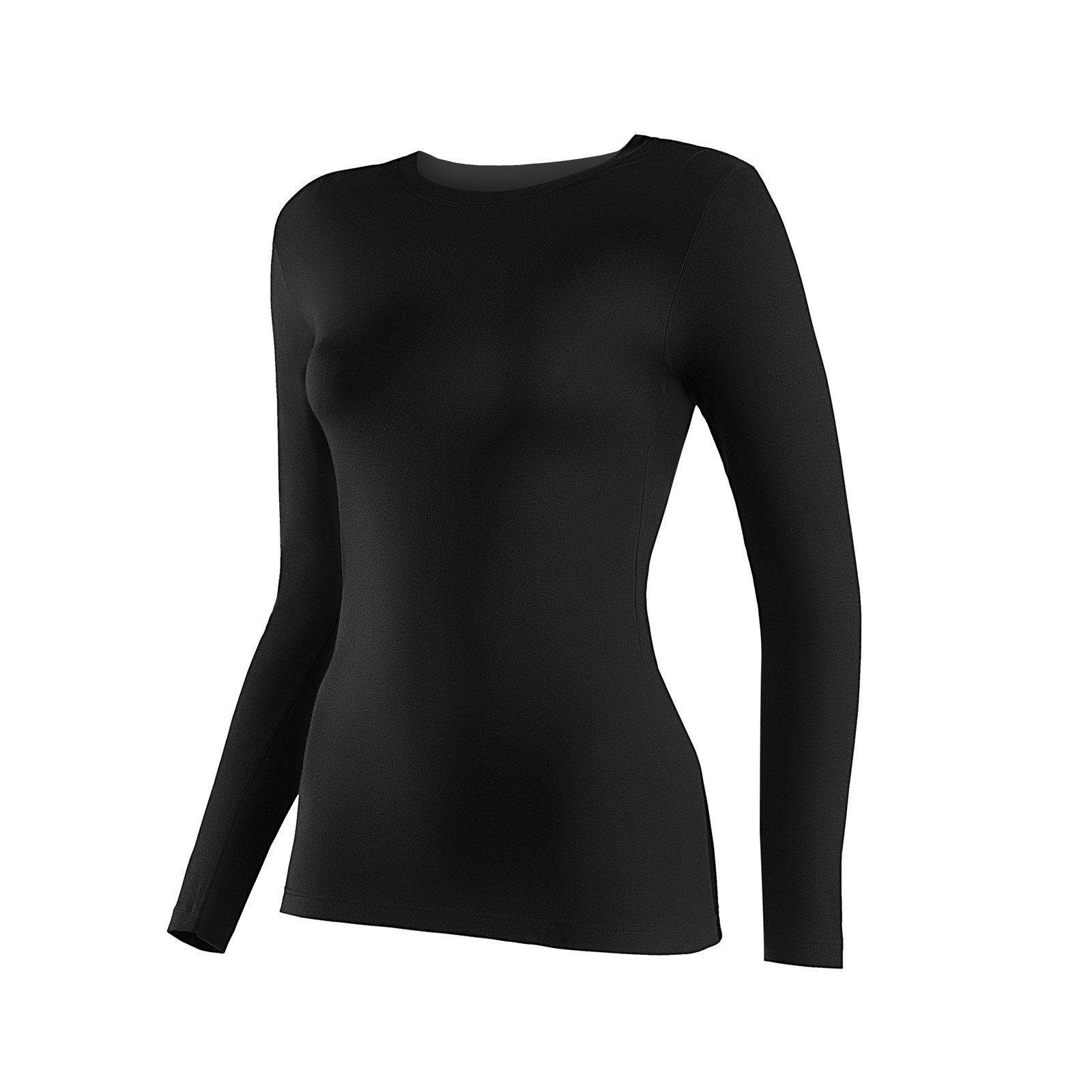 Yıldız Kadın Likralı Uzun Kollu Body YLDZ-2145 L - Siyah