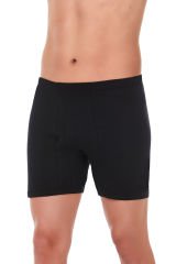 Yıldız Erkek %100 Pamuk Süprem Paçalı Boxer YLDZ-05 L - Siyah