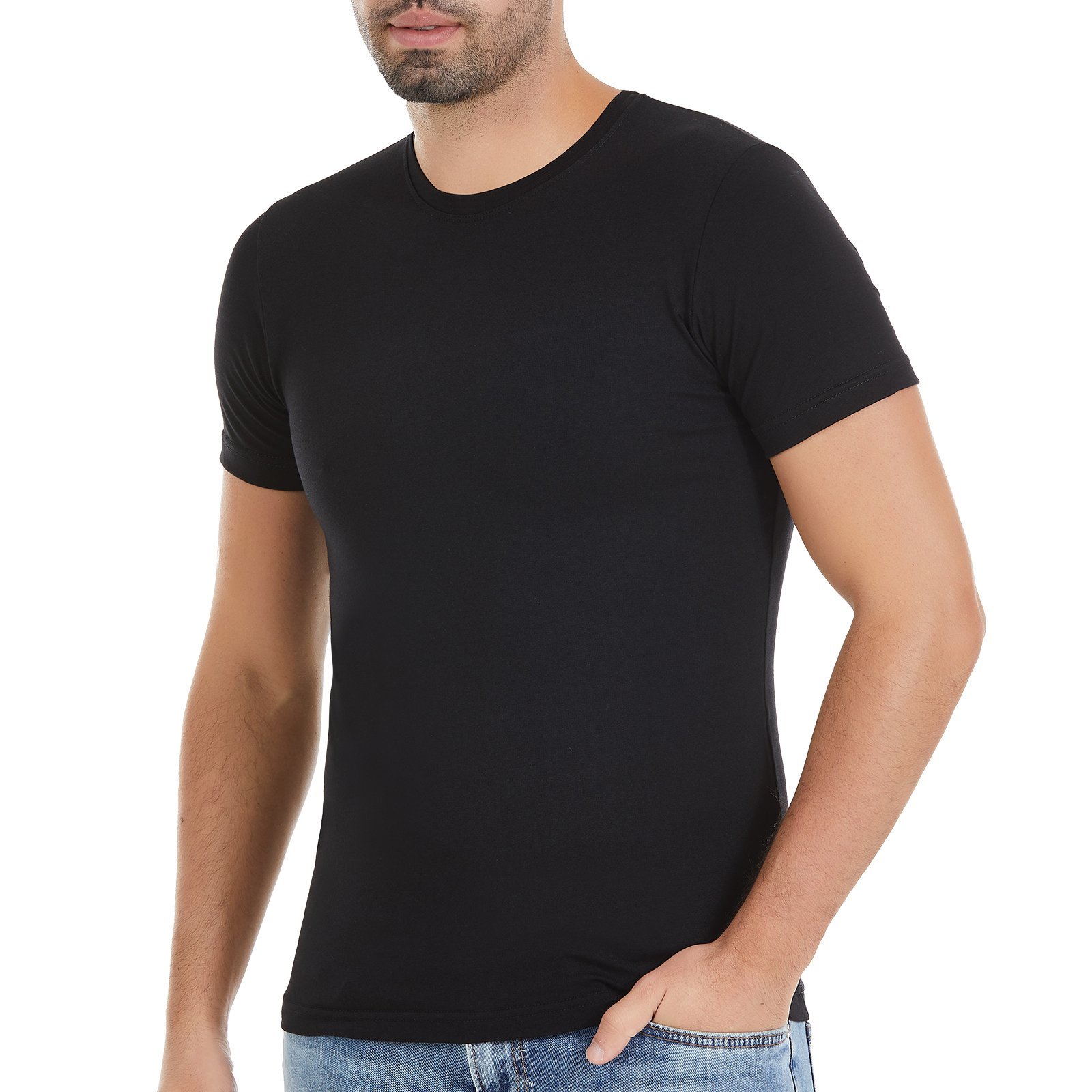 Yıldız Erkek Likralı T-Shirt 90