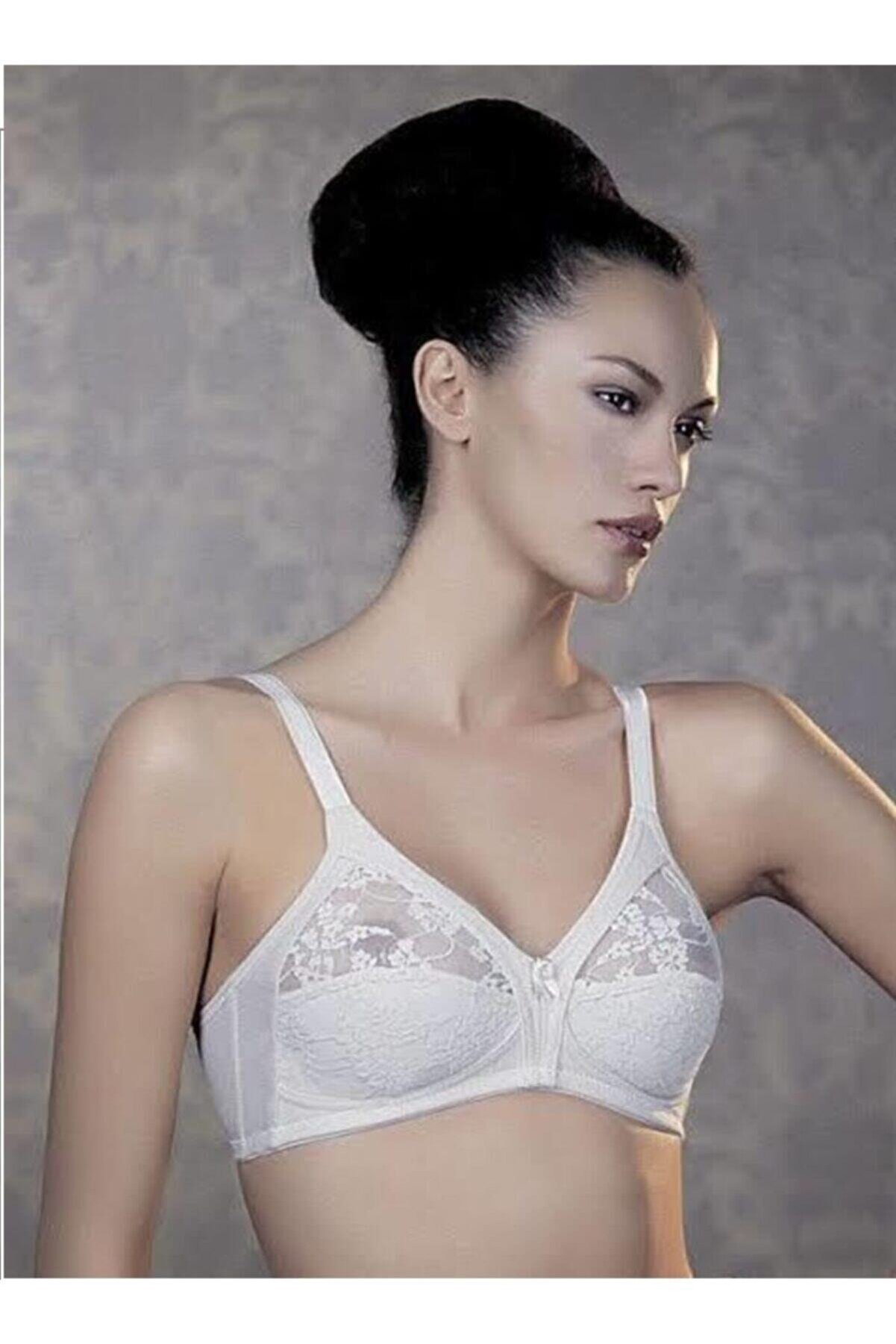 Yeni İnci Dantelli Toparlayıcı Sütyen 1905 Beyaz - 95B