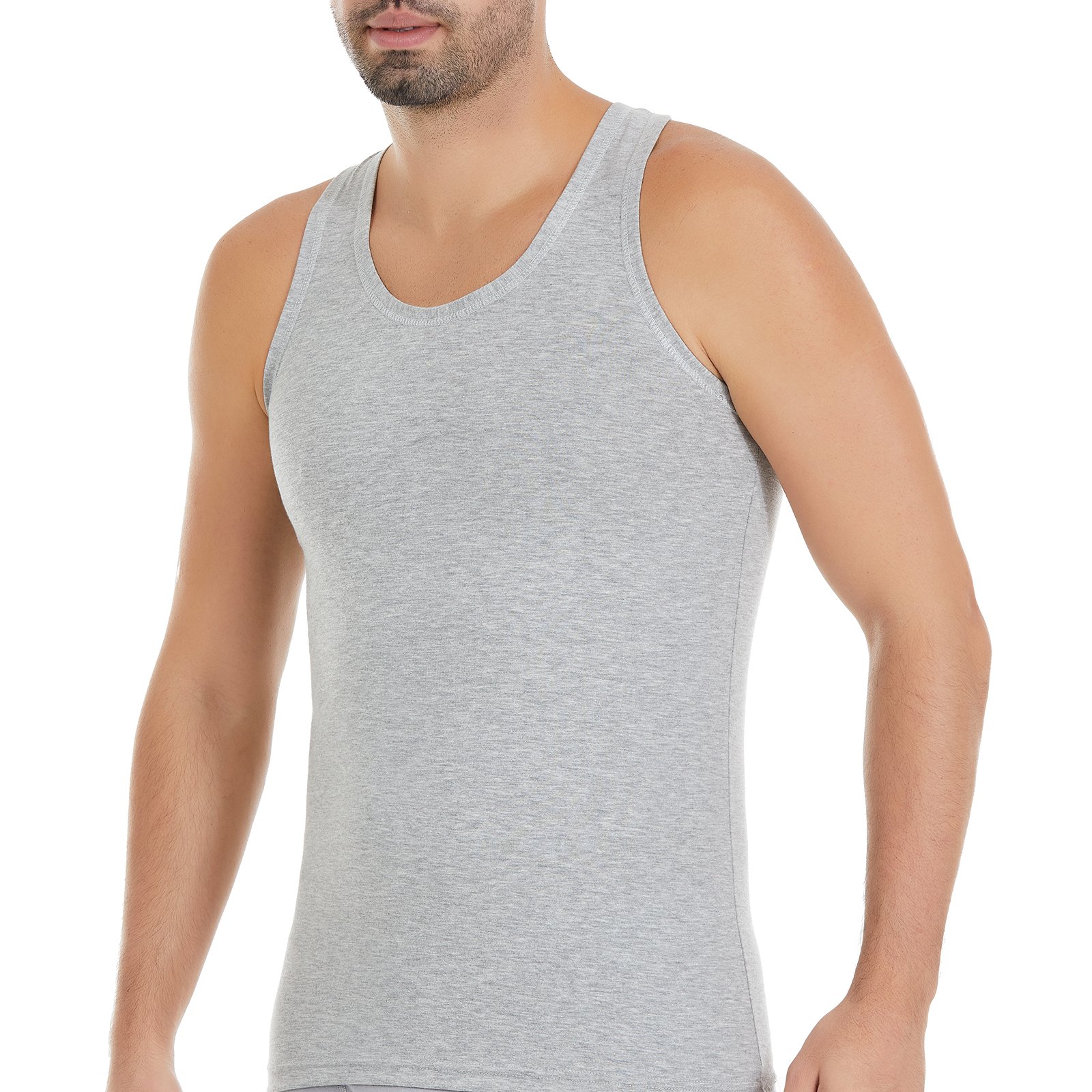 Yıldız Erkek Likralı 3'lü Paket Sporcu Atlet YLDZ-375 XL - Gri