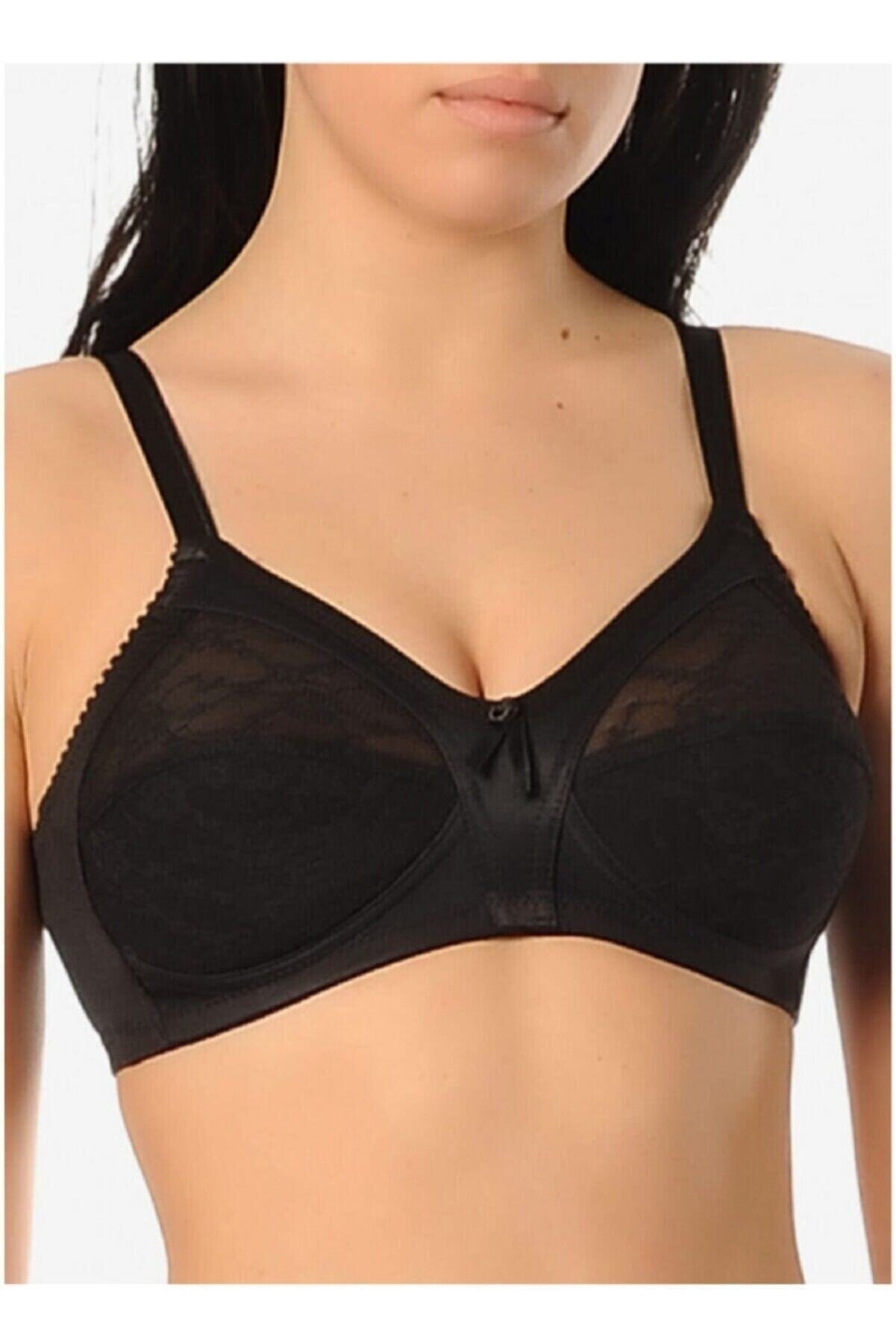 Yeni İnci Dantelli Toparlayıcı Sütyen 1905 Siyah - 90C