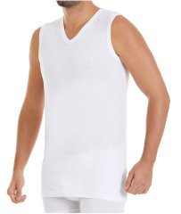 Yıldız Erkek Yazlık V Yaka Sıfır Kol Atlet 123 XL - Beyaz