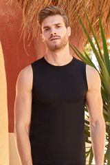 Berrak 6'lı Erkek Modal 0 Kolsuz Atlet 1039 L - Siyah