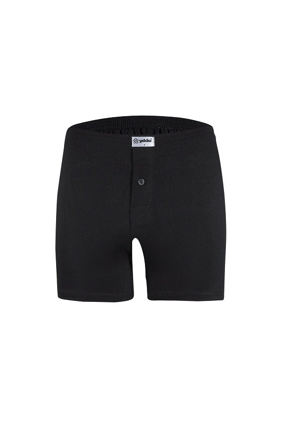 Yıldız Erkek Penye Boxer Düz Renk 43 S - Siyah