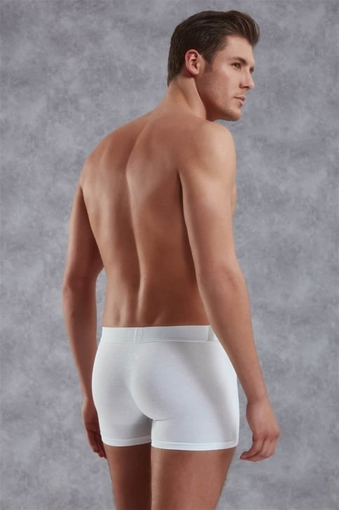 Doreanse Erkek Modal Torbalı Normal Paça Boxer 1777 S - Beyaz