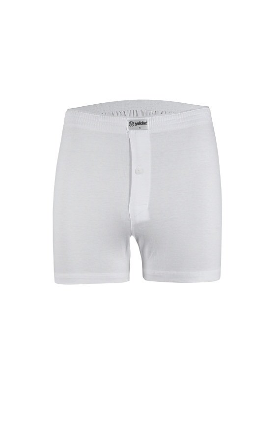 Yıldız Erkek Penye Boxer Düz Renk 43 XL - Beyaz