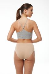 Malabadi Kadın 6 Lı Paket Ten Modal Extra Yüksek Bel Slip Külot 1955