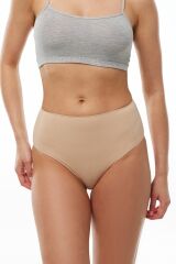 Malabadi Kadın 6 Lı Paket Ten Modal Extra Yüksek Bel Slip Külot 1955