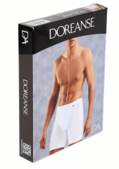 DOREANSE Erkek Büyük Beden Torbalı Çift Kumaş Uzun Paça Boxer 1740P