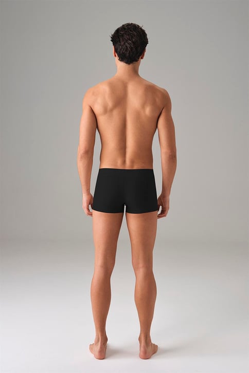 DOREANSE Erkek Dikişsiz Mini Paça Boxer 1749 XL - Siyah