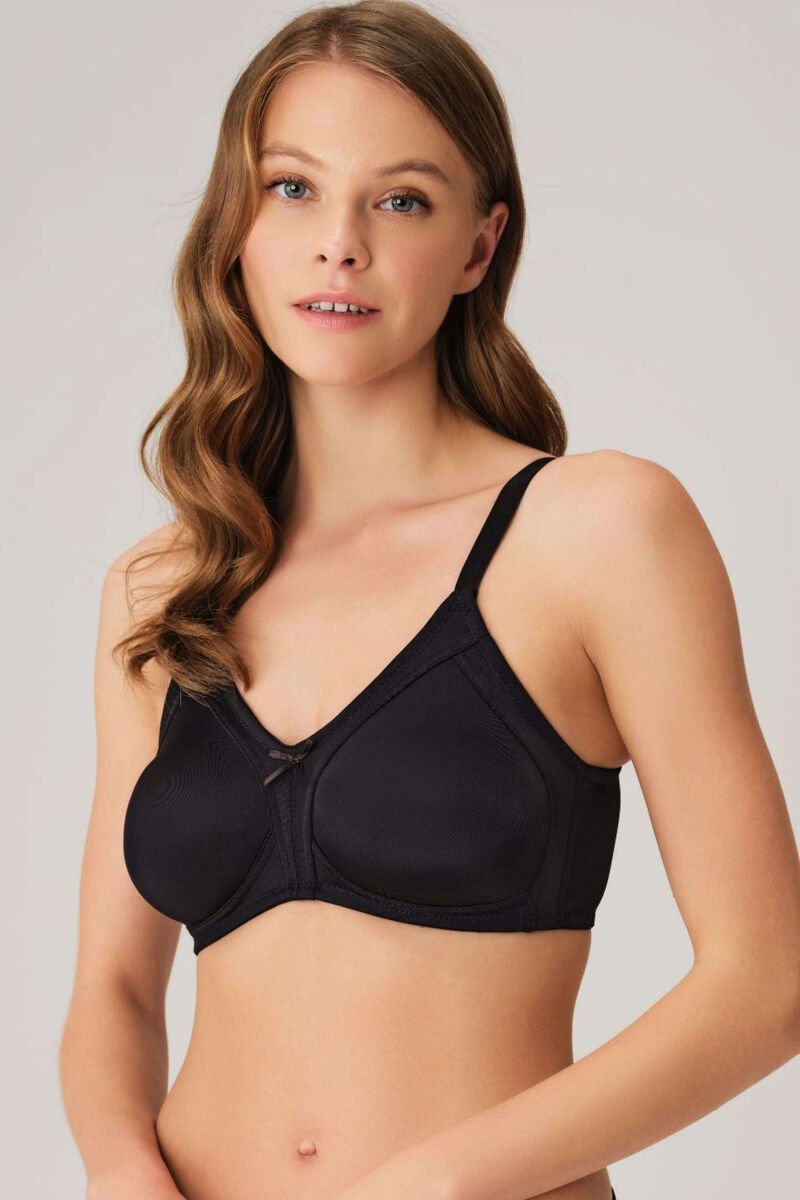 Anıl Kadın Balensiz Desteksiz Dolgusuz Toparlayıcı Günlük Klasik Küçültücü Sütyen (3125) 80B - Siyah