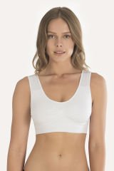 Nbb Kadın Toparlayıcı Sporcu Sütyen 2411 M - Beyaz