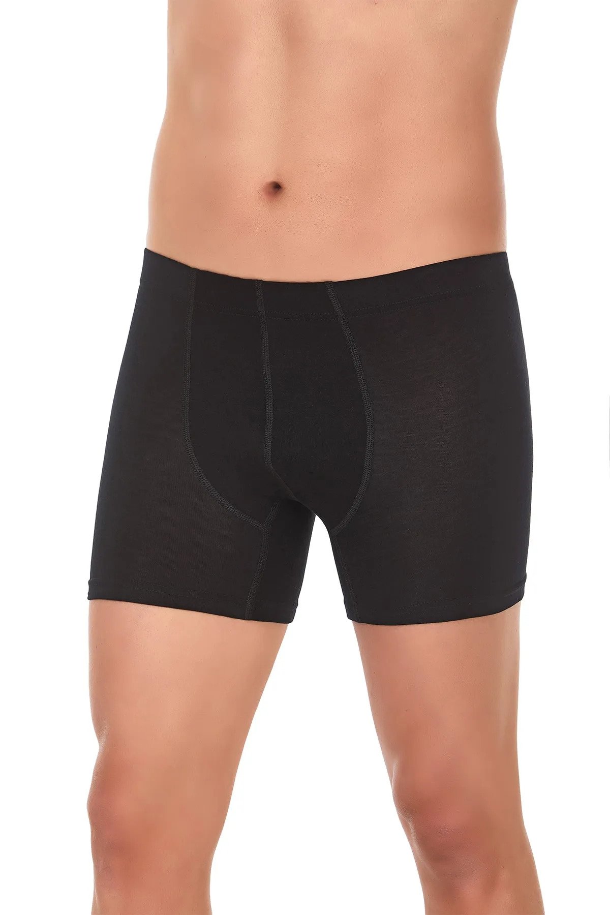 Yıldız Erkek  Bambu Likralı Boxer 320 XXL - Siyah