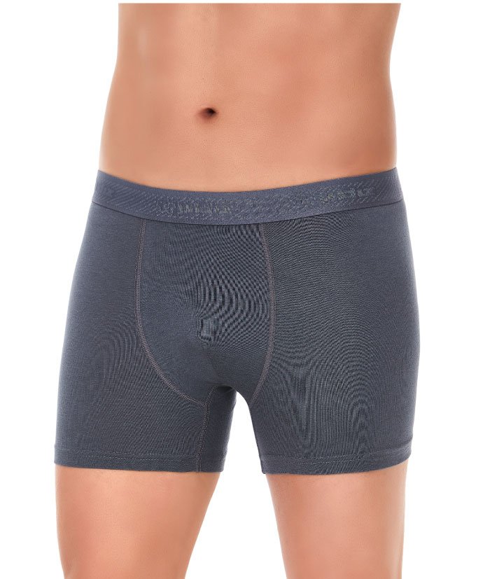 Yıldız Erkek Modal Likralı Boxer 40 S - Füme