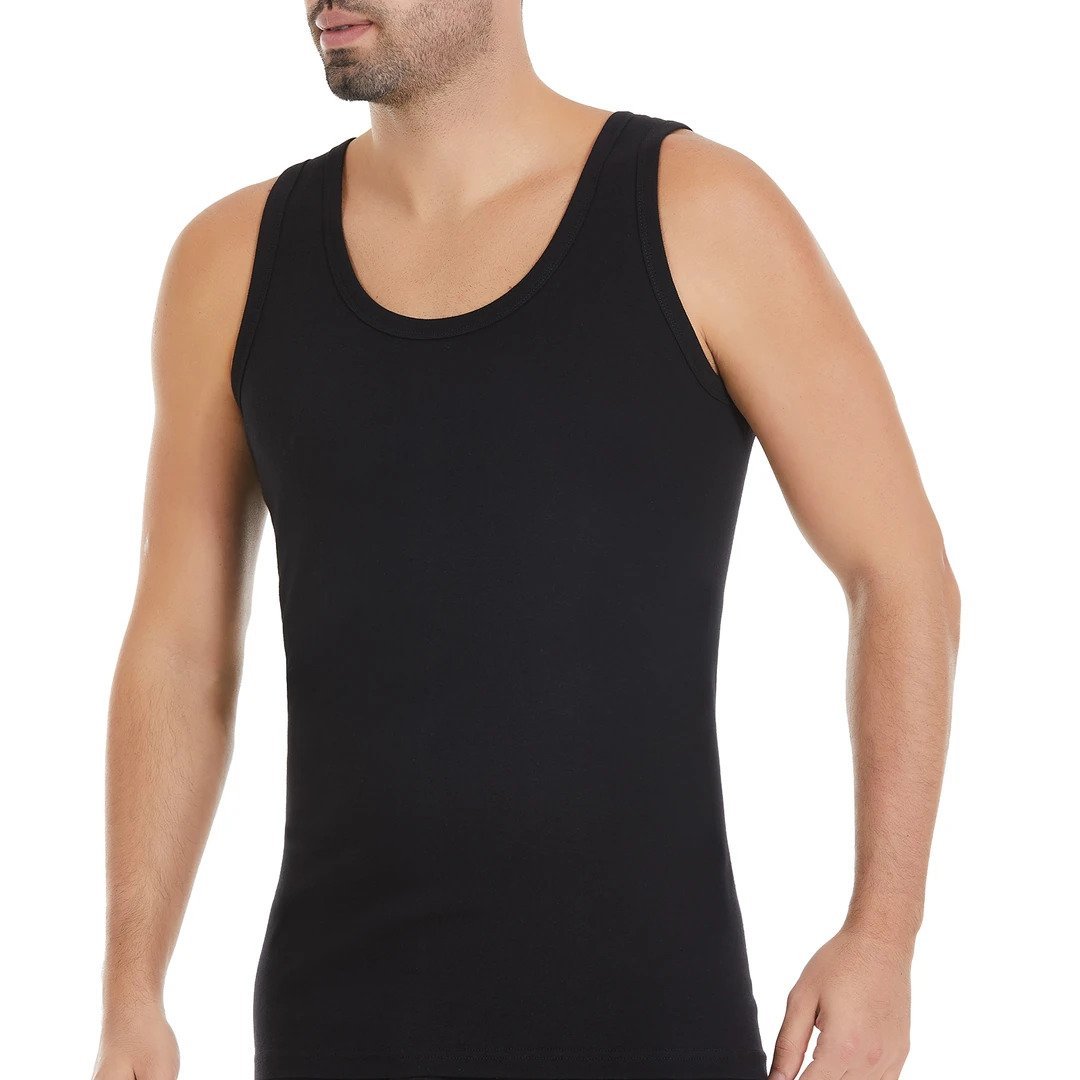 Yıldız Ribana Erkek Atlet 04 XL - Siyah