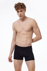 MALABADİ Erkek Ten Rengi Likralı Modal Boxer 058 XL - Siyah