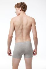 MALABADİ Erkek Ten Rengi Likralı Modal Boxer 058 XXL - Gri