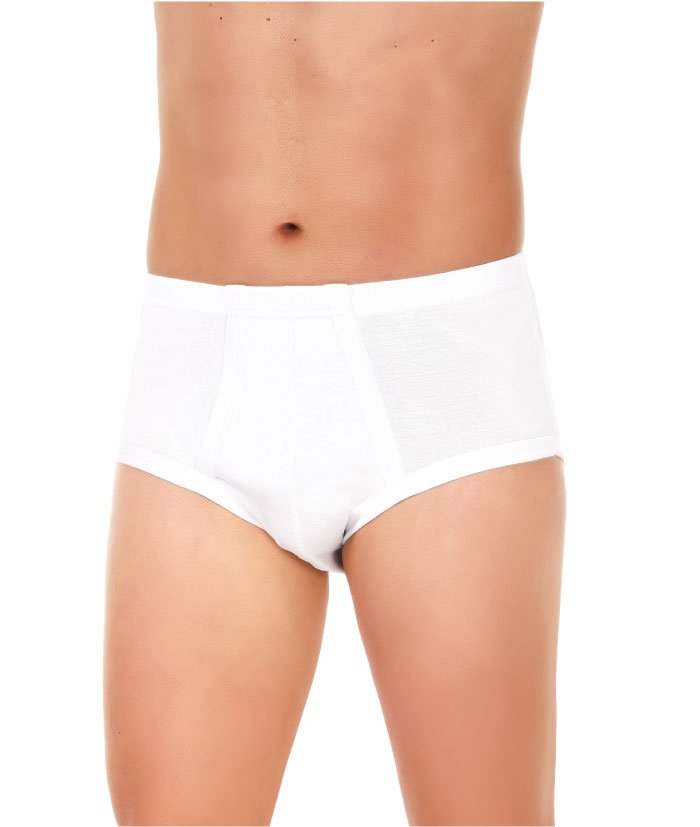 Yıldız Erkek Ribana Bantlı Slip 09 XL - Beyaz
