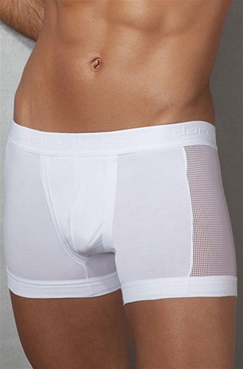 Doreanse Erkek Modal Yanları Fileli Spor Boxer 1761 XL - Beyaz
