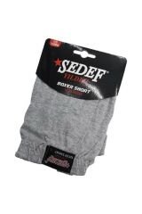 Sedef Yıldız Erkek Boxer Pamuklu 1094 L - Gri