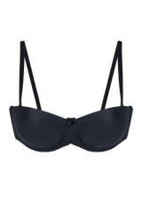 Nbb Kadın Desteksiz Straplez Sütyen 3510 Siyah - 80B