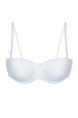 Nbb Kadın Desteksiz Straplez Sütyen 3510 Beyaz - 85B