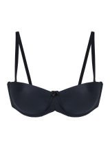Nbb Kadın Desteksiz Straplez Sütyen 3510 Siyah - 90B