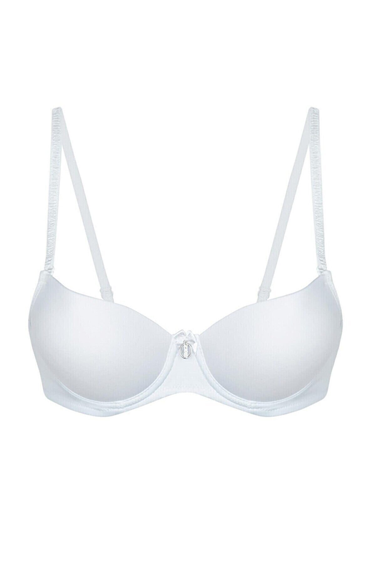 Nbb Kadın Destekli Kulaklı Sütyen 1210 Beyaz - 75B